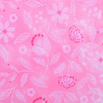 Bobina df 0,68x9 ricamato pol. rosa