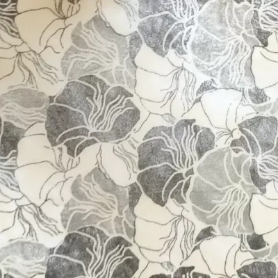 Bobina df 0,68x09 flowery polyweb nero
