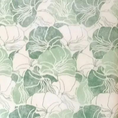 Bobina df 0,68x09 flowery polyweb verde