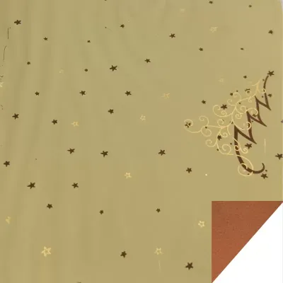 Bobina cp 1x25 motivi natalizi crema