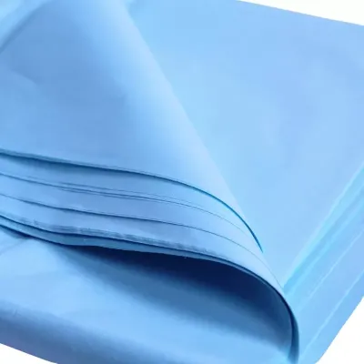 Fogli 50×76 carta velina azzurro (pz.24)