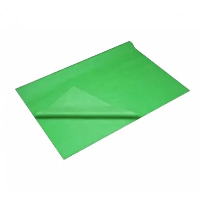 Fogli 50×76 carta velina verde bandiera (pz.24)