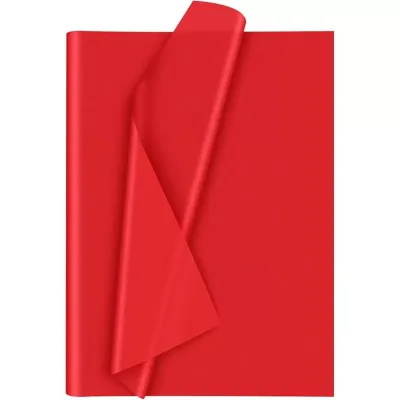 Fogli 50×76 carta velina rosso vivo (pz.24)
