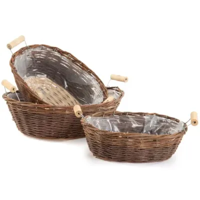Bs-cesta ovale 40x30 h.12 (set 3)
