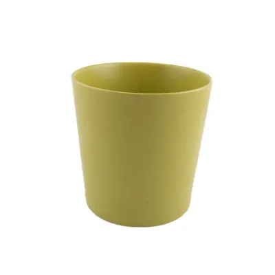 Basic-vaso d.14 verde lucido