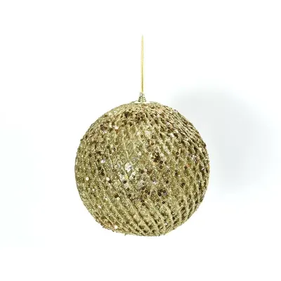 Pallina pvc 20 oro glitter