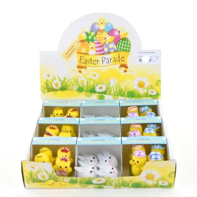 Animali pasquali assortiti cm.06 (pz.9)