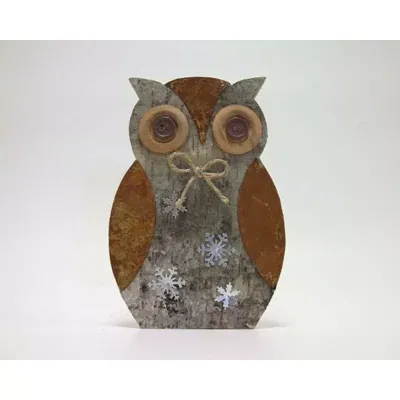 Gufo legno cm.25
