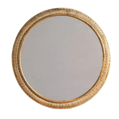 Specchio tondo d.66 oro