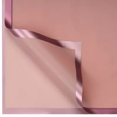 Fogli  58x58 met.mat square rosa (pz.12)