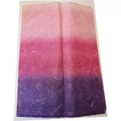 Fogli 70x100 carta riso sfumati rosa (pz.10)