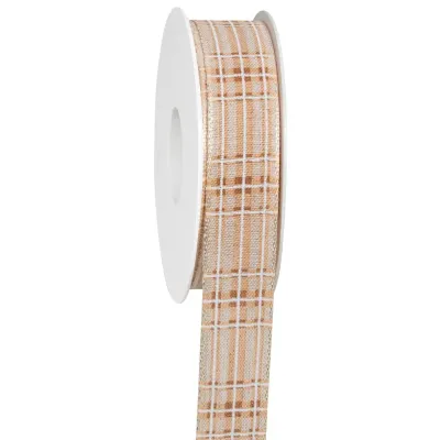 Nastro tartan insp. mm.25 m.18 tortora