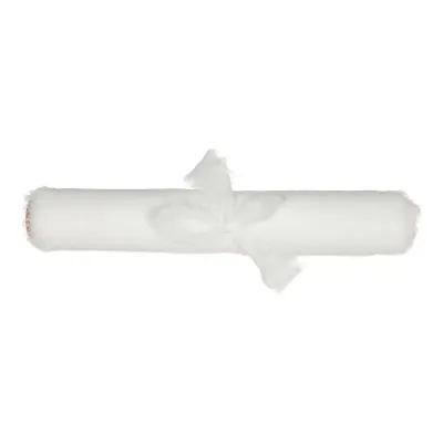 Runner chiffon cm.28 m.3 bianco