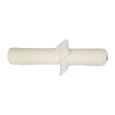 Runner chiffon cm.28 m.3 crema