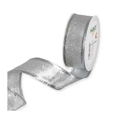 Nastro mm.40 m.25 oro lurex argento
