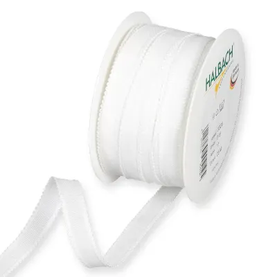 Nastro cotone bordo mm-15 m.25 bianco