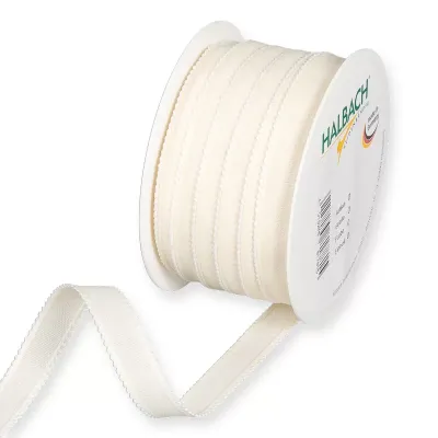 Nastro cotone bordo mm-15 m.25 crema