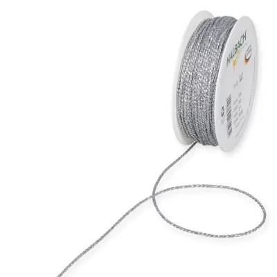 Cordino mm.02 m.50 lurex argento