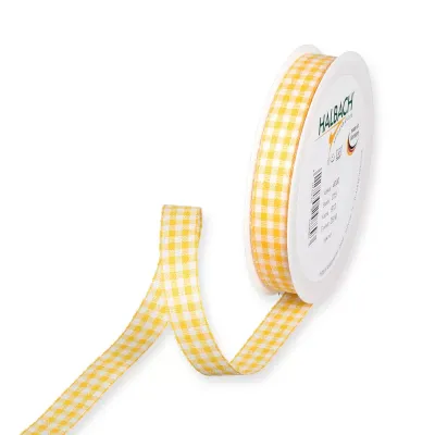 Nastro vichy c.l. mm.15 m.25 giallo