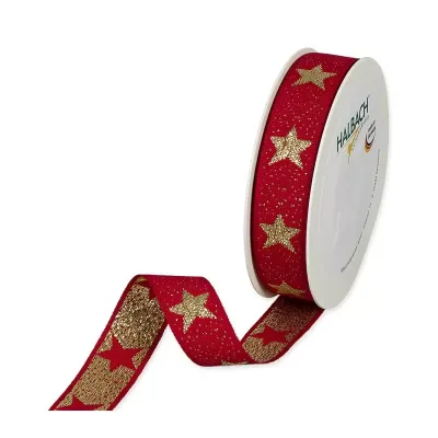 Nastro mm.25 m.15 lur.stars rosso