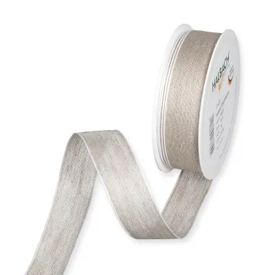 Nastro lino mm.25 mt.20 naturale