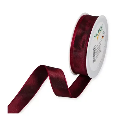 Nastro taffeta an. mm.25 m.25 bordeaux