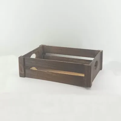 Cassetta legno 34x25 brown