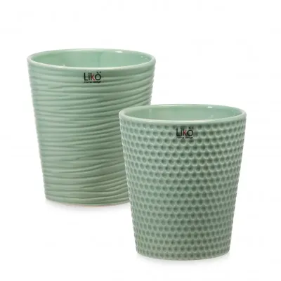 Cr-cachepot d.13 verde