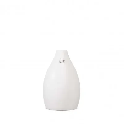 Bb-vaso ceramica d.10 h.16 bianco