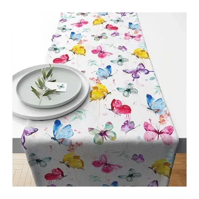 Runner cotone 040x150 butterfly