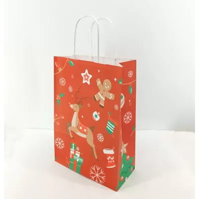 Shopper  32x41 carta xmas (pz.25)   