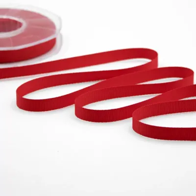 Nastro gros grain mm.10 m.20 rosso