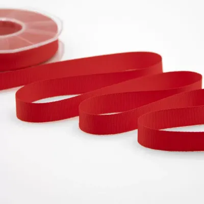Nastro gros grain mm.15 m.20 rosso