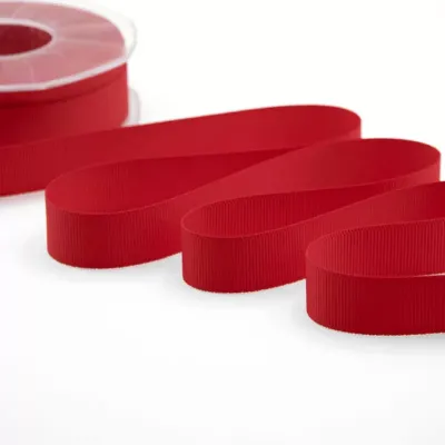 Nastro gros grain mm.20 m.20 rosso