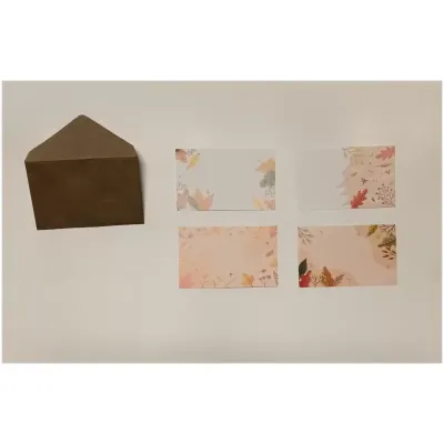 Biglietto + busta b 7x11 autunno(100 pz)