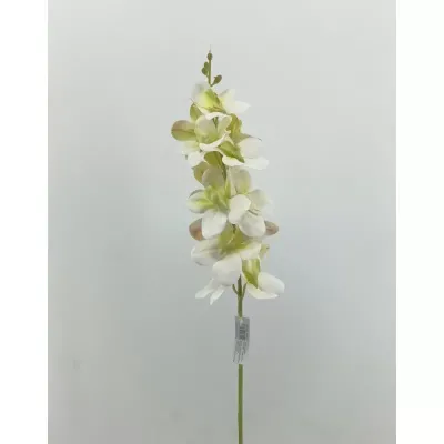 Orchidea vanda cm.77 bianco rosa