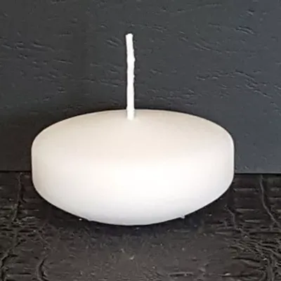 Candela galleggiante xl bianco (pz 8)