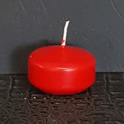 Candela galleggiante rosso  (pz 28)