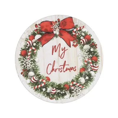 Am-piatto pvc d.33 ghirlanda