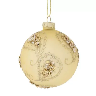 Pallina vd 10 dec.oro avorio