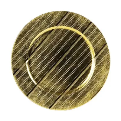 Piatto pvc d. 33 oro