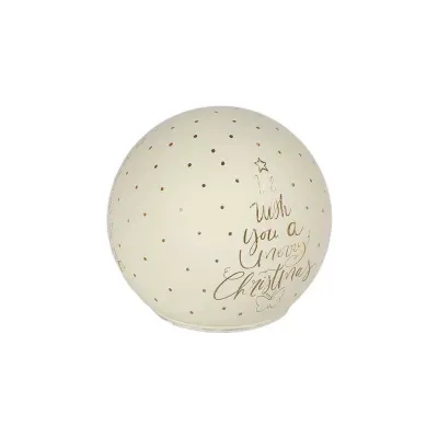 Sfera led d.10 avorio