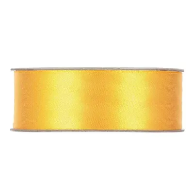 Nastro doppio raso mm.25 m.50 giallo scuro