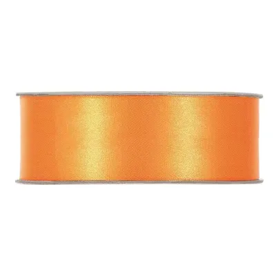 Nastro doppio raso mm.25 m.50 arancione