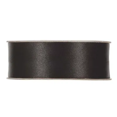 Nastro doppio raso mm.25 m.50 nero
