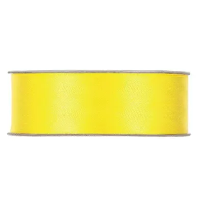 Nastro doppio raso mm.25 m.50 giallo