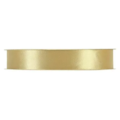 Nastro doppio raso mm.15 m.50 light gold