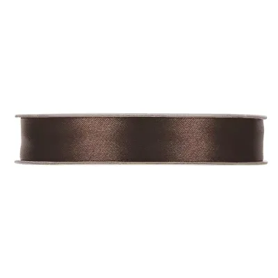 Nastro doppio raso mm.15 m.50 marrone