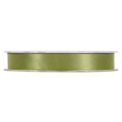 Nastro doppio raso mm.15 m.50 oliva scuro