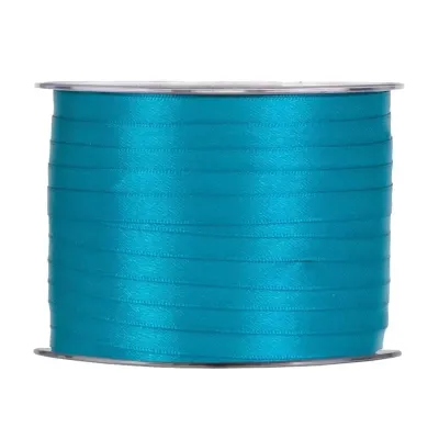 Nastro doppio raso mm.06 m.100 turchese